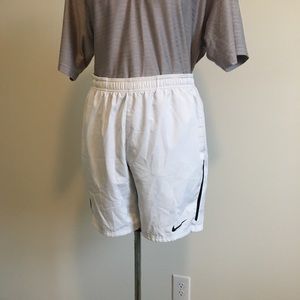 Nike Dri-Fit Athletic Shorts White Large